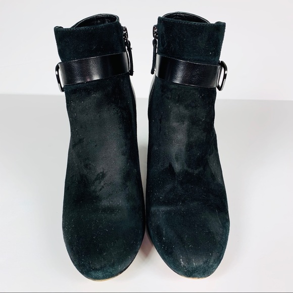 White House Black Market Heeled Boots Black - Picture 3 of 6